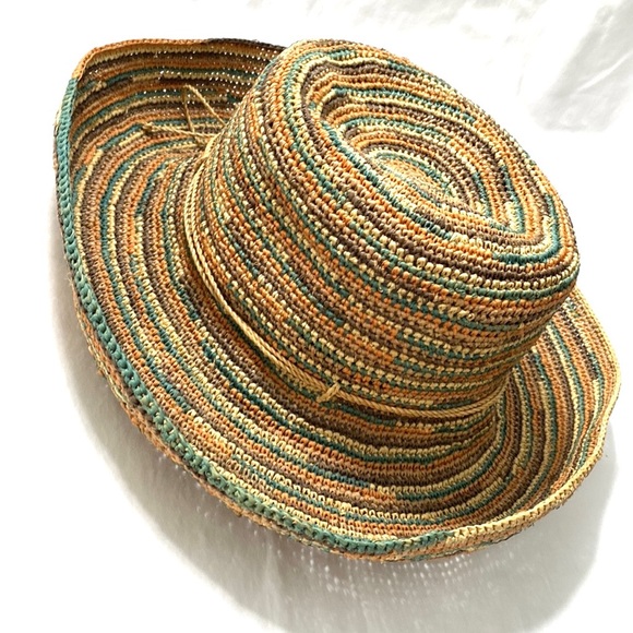 HELEN KAMINSKI Provence 12 Island Mix Packable Raffia Sun Hat